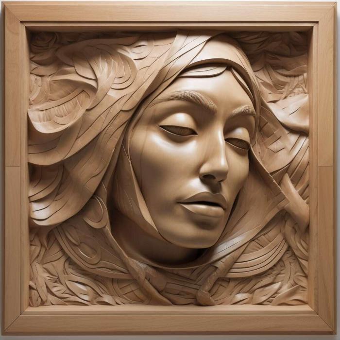 نموذج ثلاثي الأبعاد لآلة CNC 3D Art 